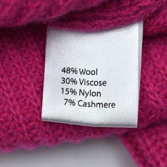 Bartolini Women's Cowl Neck Sweater Color Pink Size Small Gently Used Condition - Picture 5 of 5